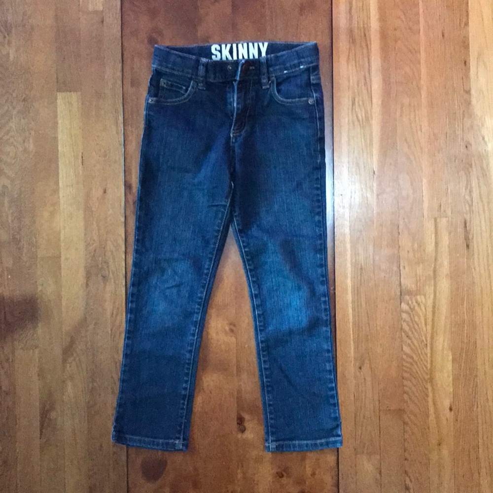 Gymboree size 6 SKINNY jeans, dark wash.